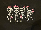 Dancing pink ribbon skeletons sweatshirt