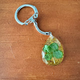 4 leaf clover resin key chain