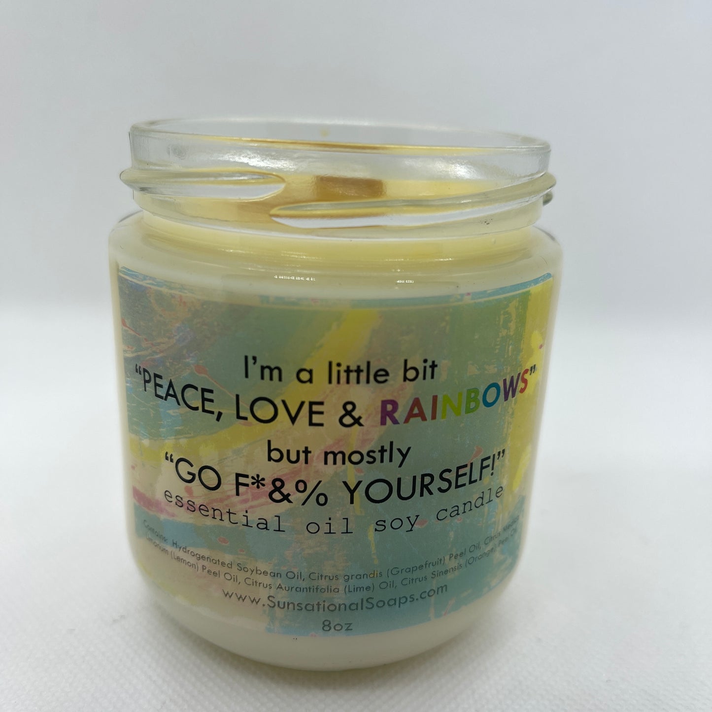 Coconut Soy Candle - Snarky Candles