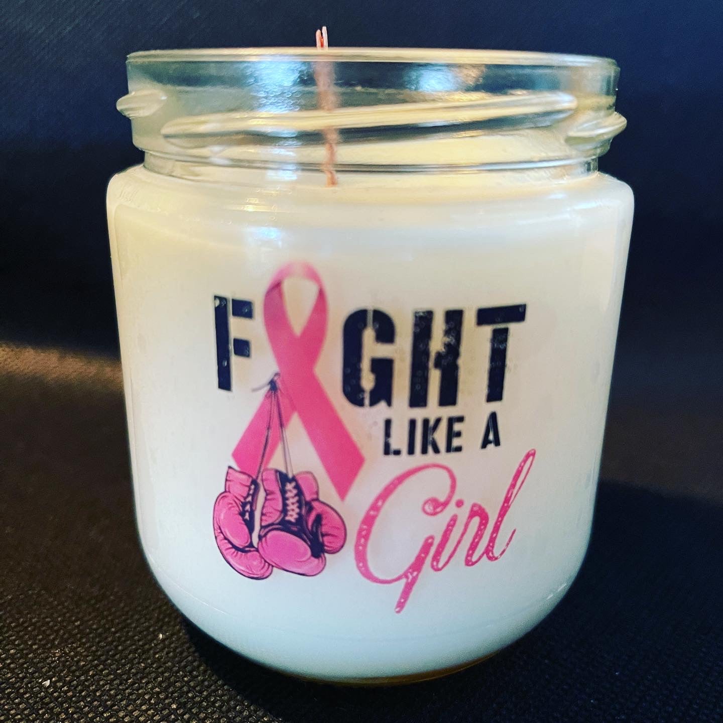 Coconut Soy Candle - Breast Cancer Support/Awareness